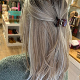 Hair clip grip brown